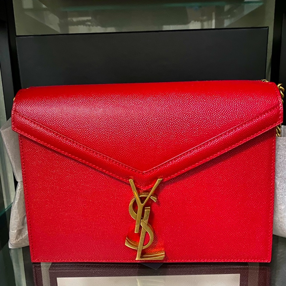 SAINT LAURENT- CASSANDRA MONOGRAM CLASP BAG